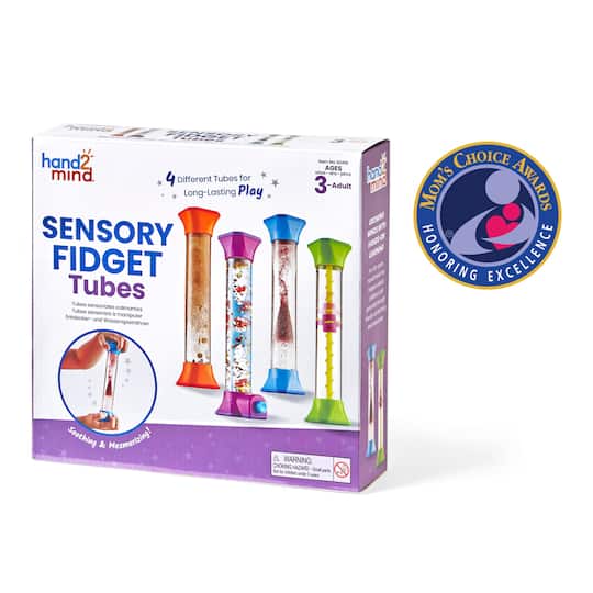 hand2mind® 8" Sensory Fidget Tubes, 4ct.